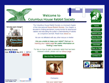 Tablet Screenshot of columbusrabbit.org